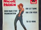 NICOLE PAQUIN Rare EP Collector French Girl 60's YéYé 