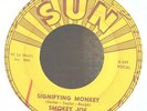 Rockabilly Blues 45-Smokey Joe-Signifying Monkey-Sun 393-VG++ NICE