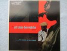 THE ART TATUM BEN WEBSTER QUARTET VERVE MGV-8220, MONO NM/NM-