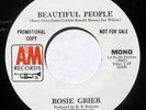 ROSIE GRIER Beautiful People on A&M NM promo northern soul