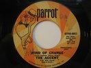 THE ACCENT 45 Wind Of Change PARROT rare garage psych HEAR