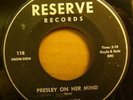 Don Hart - Presley on her Mind - US Reserve Single $250 - Rockabilly