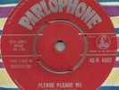 THE BEATLES - PLEASE PLEASE ME on RED PARLOPHONE R 4983 ORIG. 1ST PRESS. EX NICE