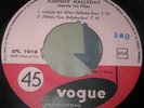 JOHNNY HALLYDAY - chante les filles  EP vinyl seul