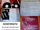 NOSFERATU - The Prophecy Double vinyl album, programme & 2 Prophecy Posters