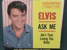 Elvis Presley Ain't That Loving You Baby PROMO 45 W/Sleeve NM