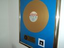 Elton John, Ice On Fire, goldene Schallplatte platin