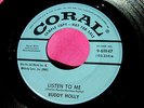 BUDDY HOLLY - Listen to Me / I'm Gonna Love You Too - PROMO 45 rpm
