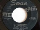 NORTHERN SOUL MOD - MICKEY LEE LANE Hey Sah-Lo-Ney SWAN 45 original