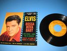 ELVIS PRESLEY ON RCA VICTOR FRENCH EP 86.352 BOSSA NOVA BABY (RARE) ORANGE LABEL
