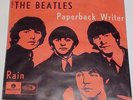 BEATLES PAPERBACK WRITER RAIN DENMARK SINGLE PARLOPHONE R5452 RARE NICE