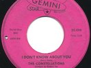 RARE NORTHERN SOUL The Constellations I Don't Know About You 45 Gemini 1968