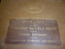 SIBELIUS Op39 Symphony No1 in E Minor EUGENE ORMANDY 5x 12