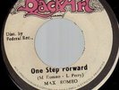 MAX ROMEO - ONE STEP FORWARD / ONE DUB FORWARD - BLACK ART - 7