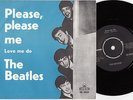 BEATLES - Please Please Me / Love Me Do (Parlophone SD 5937) Sweden PS 45 M/M