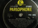 WITH THE BEATLES 1ST PRESS STEREO JOBETE GOTTA PCS 3045  YELLOW BLACK