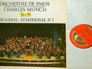 CHARLES MUNCH*BRAHMS*symphony N°1*EMI CVB 2085*ORG 1st FRENCH STEREO