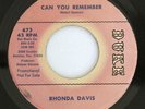 Northern Soul 45 - Rhonda Davis 