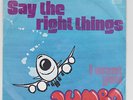JUMBO Say The Right Things 1971 BRILLIANT BEATLES BADFINGER PSYCH POP 45 PS HEAR