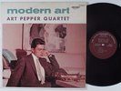 ART PEPPER Modern Art SCORE LP