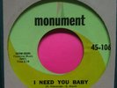 Arthur Alexander I Need You Baby / Spanish Harlem - Northern Soul