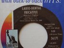 1970 Psych 45 VIVIAN STANSHALL Labio-Dental Fricative / Paper Round dj M- LISTEN