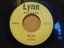 SURF HOT ROD THE REVELS SIX PAK LYNN 1302 45 RPM