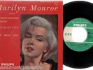 MARILYN MONROE chante le milliardaire RARE FRANCE LANGUETTE PHILIPS 432.812  EP