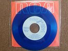 Elvis Presley RARE US Promo 45 Blue Vinyl Paralysed / Little Sister