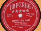 FATS DOMINO 'DETROIT CITY BLUES'  IMPERIAL 5058
