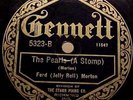 JELLY ROLL MORTON plays THE PEARLS 1927 Gennett 5323 B- Nice E condition 78