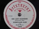 Hear Blues 78rpm SUNNYLAND SLIM w/ MUDDY WATERS She Ain't..ARISTOCRAT 1304 NOS