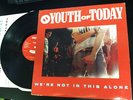 YOUTH OF TODAY we're not in this alone LP ORIG 88' SXE RARE judge bold warzone