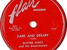 ELMORE JAMES Blues DARK & DREARY 1954 Flair 78 #1048 VG++ Plays Great
