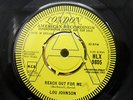 LOU JOHNSON REACH OUT FOR ME / MAGIC POTION ON YELLOW LONDON DEMO MINT 