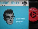 BUDDY HOLLY - NO. 1  E.P. - U.K. BRUNSWICK 1959  BLUE DAYS BLACK NIGHTS