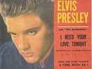 ELVIS PRESLEY RARE SINGLE ITALY ITALIAN 45N 0810 YEAR 1959 FOOL SUCH AS I
