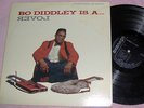 Blues LP-Bo Diddley is a Lover-Checker 2980 (black Label)-Vinyl & Cover VG+