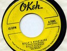 BILLY STEWART w BO DIDDLEY on Guitar 1957 NOR SOUL 45 StrongVG BILLY'S HEARTACHE
