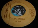 JOE SIMON Northern Soul 45 on Hush #107 I See Your Face b/w Troubles