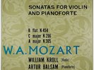 W. KROLL-MOZART:SONATAS-SOL 60044-ORIG. (LP)- NM