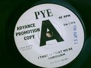 THE RIOT SQUAD I TAKE IT THAT WE'RE THROUGH RARE DEMO PYE 7N17092 EX