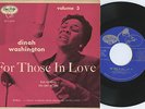 Rare Jazz EP 45 & Picture Sleeve - Dinah Washington - Blue Gardenia