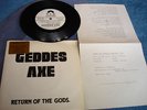 GEDDES AXE rare 1980 UK NWOBHM / NEW WAVE OF BRITISH HEAVY METAL / PRIVATE 