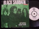 BLACK SABBATH Evil Woman Danish orig 45 + PS RARE
