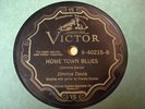JIMMIE DAVIS Hometown Blues/Out Of Town Blues VICTOR 40215 VV+/V+