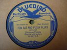 JIMMIE DAVIS Tom Cat & Pussy Blues / Organ Grinder Blues BLUEBIRD 6272