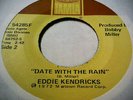 R&B Funk Soul 45 EDDIE KENDRICKS Date With The Rain / Born Again **HEAR** tamla