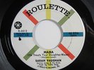 R&B Mod Northern Popcorn SARAH VAUGHAN - Mama / One Mint Julep HEAR