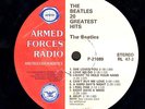 ARMED FORCES RADIO AFRTS 2 LP The Beatles 20 Greatest Hits 47-2 clean RARE